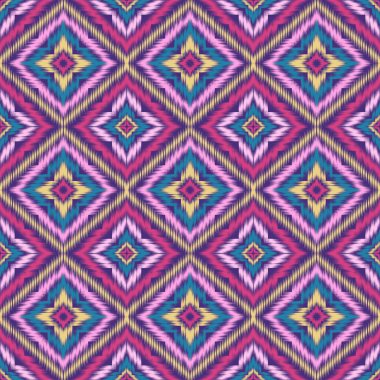 Kusursuz etnik Tekstil deseni geometrik soyut folklor süsü baskı, giysi ve eşarp için kabile etnik illüstrasyon tasarımı