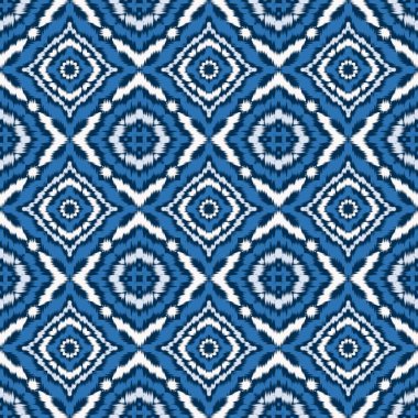 Kusursuz etnik Tekstil deseni geometrik soyut folklor süsü baskı, giysi ve eşarp için kabile etnik illüstrasyon tasarımı