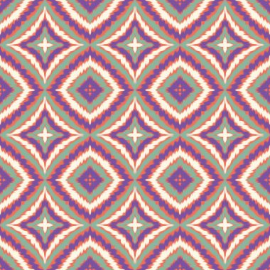Kusursuz etnik Tekstil deseni geometrik soyut folklor süsü baskı, giysi ve eşarp için kabile etnik illüstrasyon tasarımı