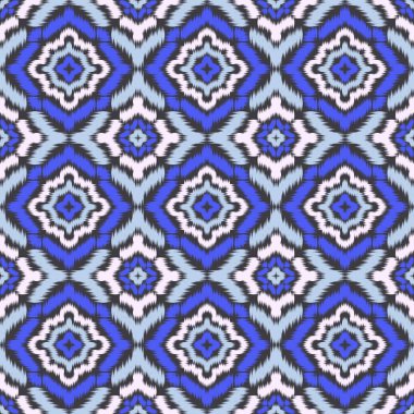 Kusursuz etnik Tekstil deseni geometrik soyut folklor süsü baskı, giysi ve eşarp için kabile etnik illüstrasyon tasarımı