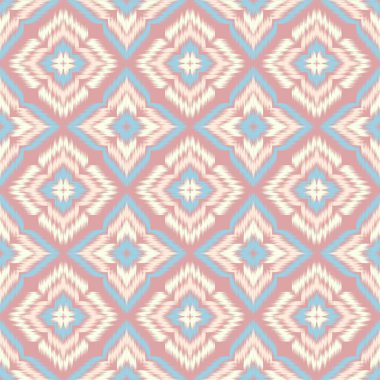 Kusursuz etnik Tekstil deseni geometrik soyut folklor süsü baskı, giysi ve eşarp için kabile etnik illüstrasyon tasarımı