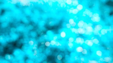Yumuşak odak mavi Soyut Bokeh arkaplan Parıldayan estetik desenli desen