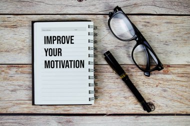 Not defteri, İş ve Mali konsept geçmişi üzerindeki motivasyonunuzu (IYM) geliştirin
