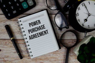 Power Purchase Antlaşması (PPA) not defteri, İş ve Mali konsept geçmişi metni