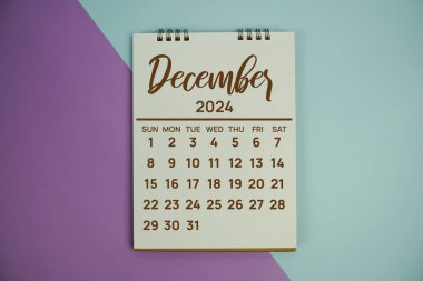 Aralık 2024 yıllık planlama ve yönetim takvimi