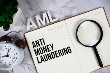AML - Not defterinde Kara Para Aklamayla Mücadele kısaltması, iş kavramı geçmişi