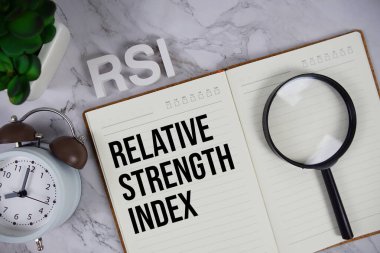 RSI - Not defterinde görece Güçlü Endeksi kısaltması, iş kavramı geçmişi