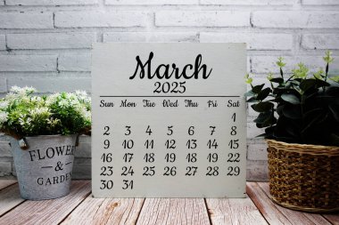 Mart 2025 Aylık planlama ve yönetim takvimi