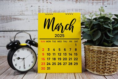 Mart 2025 Aylık planlama ve yönetim takvimi