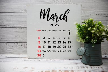 Mart 2025 Aylık planlama ve yönetim takvimi