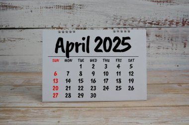 Nisan 2025 yıllık planlama ve yönetim takvimi