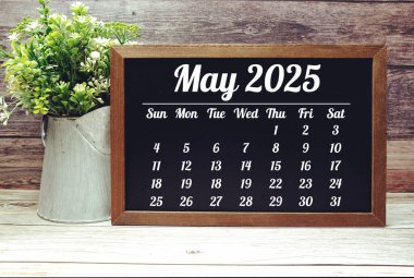 Mayıs 2025 yıllık planlama ve yönetim takvimi
