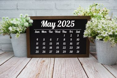 Mayıs 2025 yıllık planlama ve yönetim takvimi