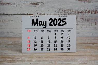 Mayıs 2025 yıllık planlama ve yönetim takvimi