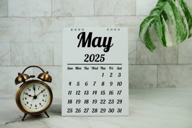 Mayıs 2025 yıllık planlama ve yönetim takvimi