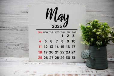 Mayıs 2025 yıllık planlama ve yönetim takvimi