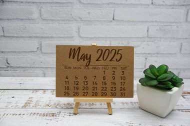 Mayıs 2025 yıllık planlama ve yönetim takvimi