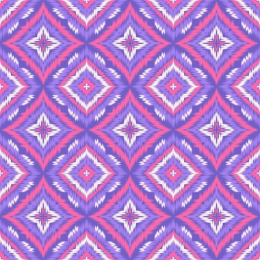 Kusursuz etnik Tekstil deseni geometrik soyut folklor süsü baskı, giysi ve eşarp için kabile etnik illüstrasyon tasarımı