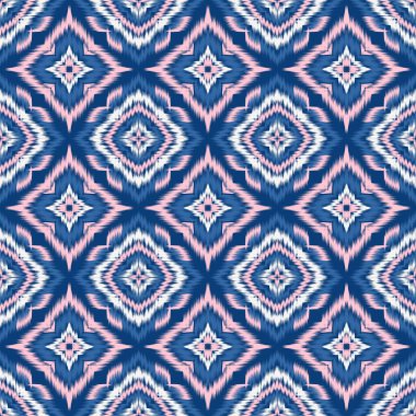 Kusursuz etnik Tekstil deseni geometrik soyut folklor süsü baskı, giysi ve eşarp için kabile etnik illüstrasyon tasarımı