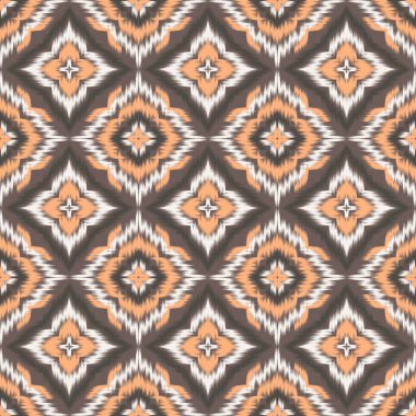 Kusursuz etnik Tekstil deseni geometrik soyut folklor süsü baskı, giysi ve eşarp için kabile etnik illüstrasyon tasarımı