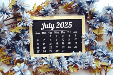 Planlama ve yönetim için yıllık Haziran 2025 masa takvimi