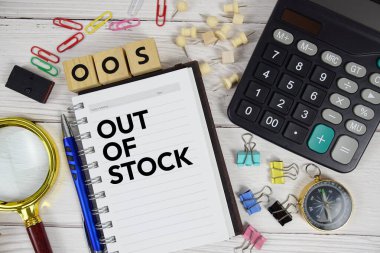 OOS - Not defterinde kısaltma, iş ve mali konsept geçmişi yok