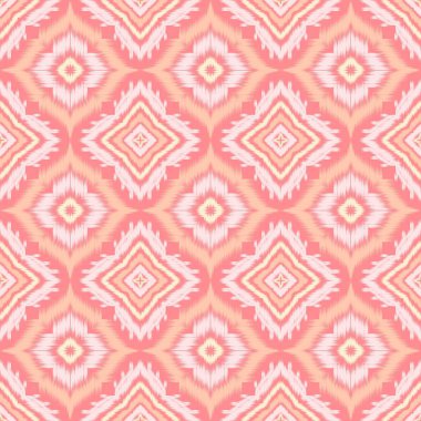 Kusursuz etnik Tekstil deseni geometrik soyut folklor süsü baskı, giysi ve eşarp için kabile etnik illüstrasyon tasarımı