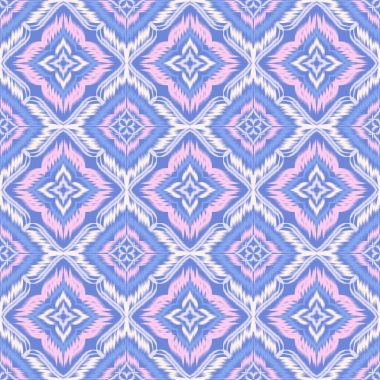 Kusursuz etnik Tekstil deseni geometrik soyut folklor süsü baskı, giysi ve eşarp için kabile etnik illüstrasyon tasarımı