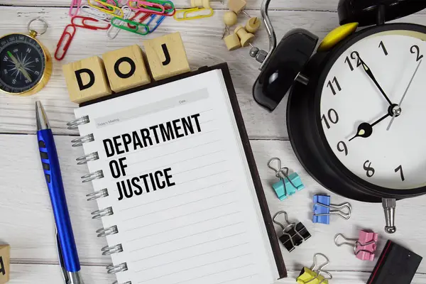 Adalet Bakanlığı Not Defteri, İş ve Mali Konsepti kısaltması