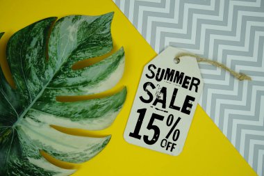 Yaz Satışı Promosyon Teklif İndirimi Perakende Alışveriş Konsepti