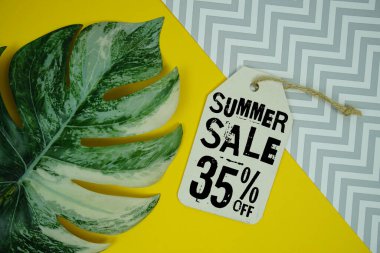 Yaz Satışı Promosyon Teklif İndirimi Perakende Alışveriş Konsepti