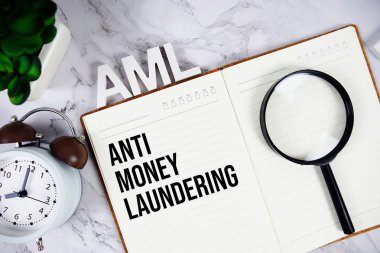 AML - Not defterinde Kara Para Aklamayla Mücadele kısaltması, iş kavramı geçmişi