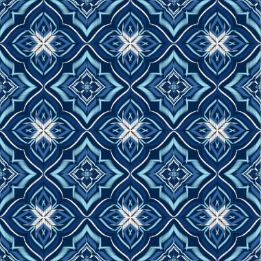 Kusursuz etnik Tekstil deseni geometrik soyut folklor süsü baskı, giysi ve eşarp için kabile etnik illüstrasyon tasarımı