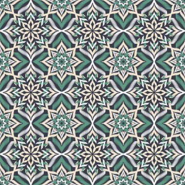 Kusursuz etnik Tekstil deseni geometrik soyut folklor süsü baskı, giysi ve eşarp için kabile etnik illüstrasyon tasarımı