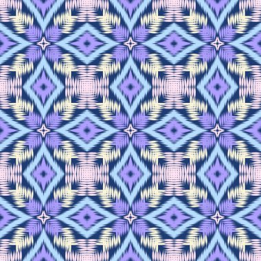 Kusursuz etnik Tekstil deseni geometrik soyut folklor süsü baskı, giysi, eşarp, halı için kabile etnik illüstrasyon tasarımı