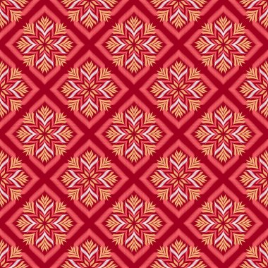 Kusursuz etnik Tekstil deseni geometrik soyut folklor süsü baskı, giysi ve eşarp için kabile etnik illüstrasyon tasarımı