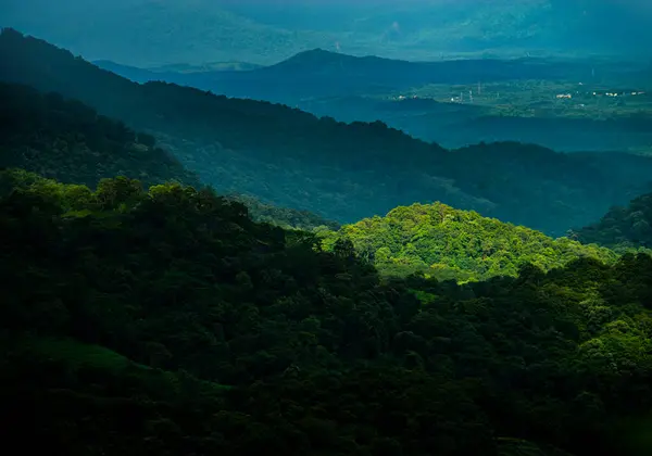 Malappuram 'ın Nilambur ilçesindeki Karimbayikota Kurishumala tepeleri.