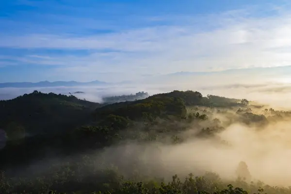 Malappuram 'ın Nilambur ilçesindeki Karimbayikota Kurishumala tepeleri.