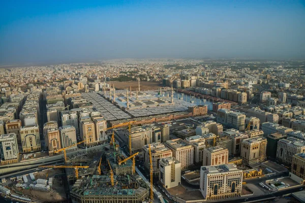 MASJID AL NABAWI, MADINAH, SAUDI ARABIA 'NIN AERİALİ 