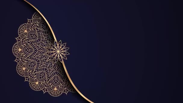 Ramadan Eid Arabisch Islamische Ost Stil Mandala Animation Background Mandala — Stockvideo