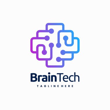 yapay beyin logosu, akıllı beyin logosu