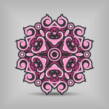 Modern mandala sanat vektör tasarımı, renklerin güzel bir karışımı, tüm reklam tasarımı ihtiyaçları için uygun, hem kartvizitler, afişler, broşürler ve diğerleri için. EPS biçimi dosyaları