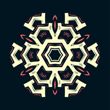 Modern mandala sanat vektör tasarımı, renklerin güzel bir karışımı, tüm reklam tasarımı ihtiyaçları için uygun, hem kartvizitler, afişler, broşürler ve diğerleri için. EPS biçimi dosyaları