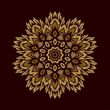 Mandala sanat vektör tasarımı, renklerin güzel bir karışımı, tüm reklam tasarımı ihtiyaçları için uygun, hem kartvizit tasarımları, afişler, broşürler ve diğerleri için. EPS biçimi dosyaları