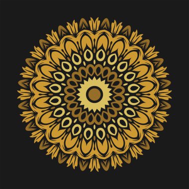 Mandala sanat vektör tasarımı, renklerin güzel bir karışımı, tüm reklam tasarımı ihtiyaçları için uygun, hem kartvizit tasarımları, afişler, broşürler ve diğerleri için. EPS biçimi dosyaları