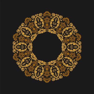 Mandala sanat vektör tasarımı, renklerin güzel bir karışımı, tüm reklam tasarımı ihtiyaçları için uygun, hem kartvizit tasarımları, afişler, broşürler ve diğerleri için. EPS biçimi dosyaları