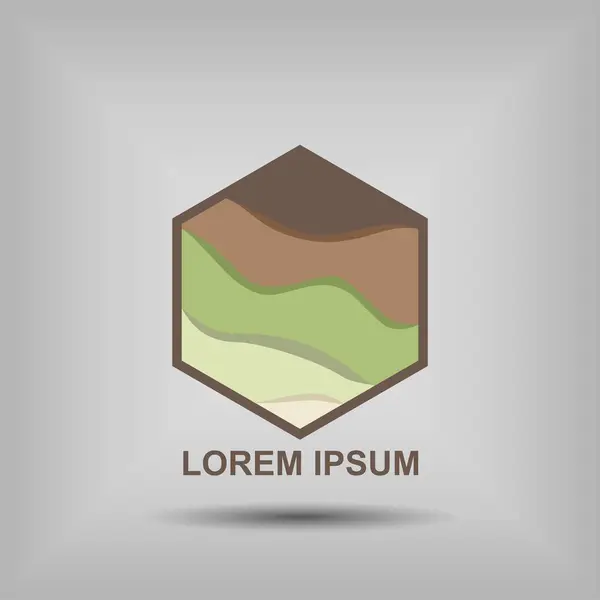 Renkli Altıgen Teknoloji Logosu Tasarım Vektör Stoku. Altıgen kurdele çokgen logot konsept simgesi. Altıgen Dijital Logo