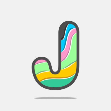 Harf logosu çizimi. Şirket kimliğiniz için vektör şablonu.