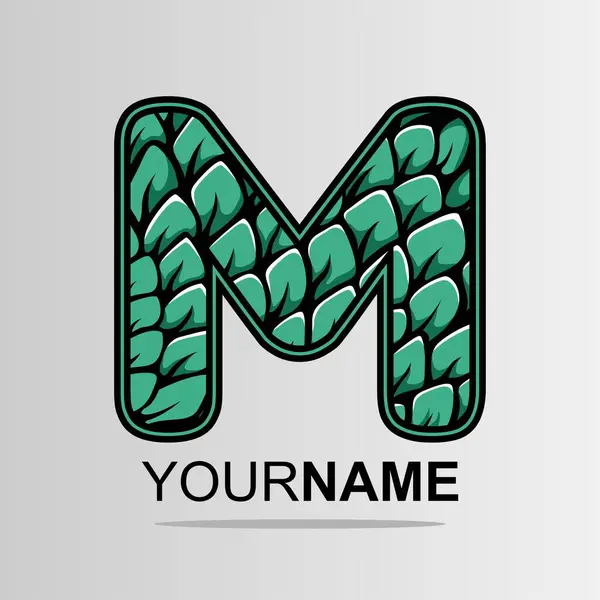 Harf logosu çizimi. Şirket kimliğiniz için vektör şablonu.