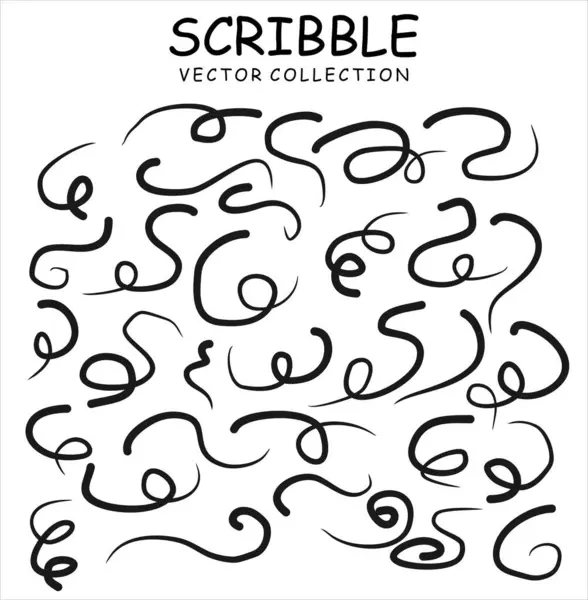 El çizimi mürekkep karalamaları.